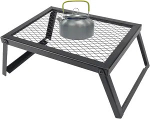 0.8L Mini Portable Camping Kettle with Folding Campfire Grill