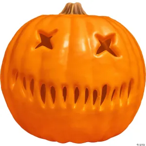 10" Trick ’r Treat™ Sam’s Light-Up Pumpkin Decoration