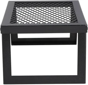 18" Folding Grill Heavy Duty Steel Mesh Grate Portable Camping Equipment with Legs & Carrying Bag Outdoor Grilling Rack for Open Flame BBQ Picnics