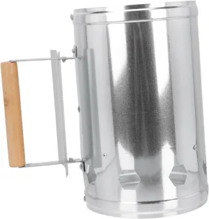 1pc Charcoal Chimney Starter Quick BBQ Fire Starter for Outdoor Cooking Travel and Camping Durable Design with Multiple Air for Fast Ignition and Enhanced Airflow