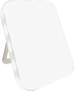 1pc Led Portable Makeup Mirror with Brightness Folding Desktop Cosmetic Mirror with Touch Control USB Charging for Home and Travel Use