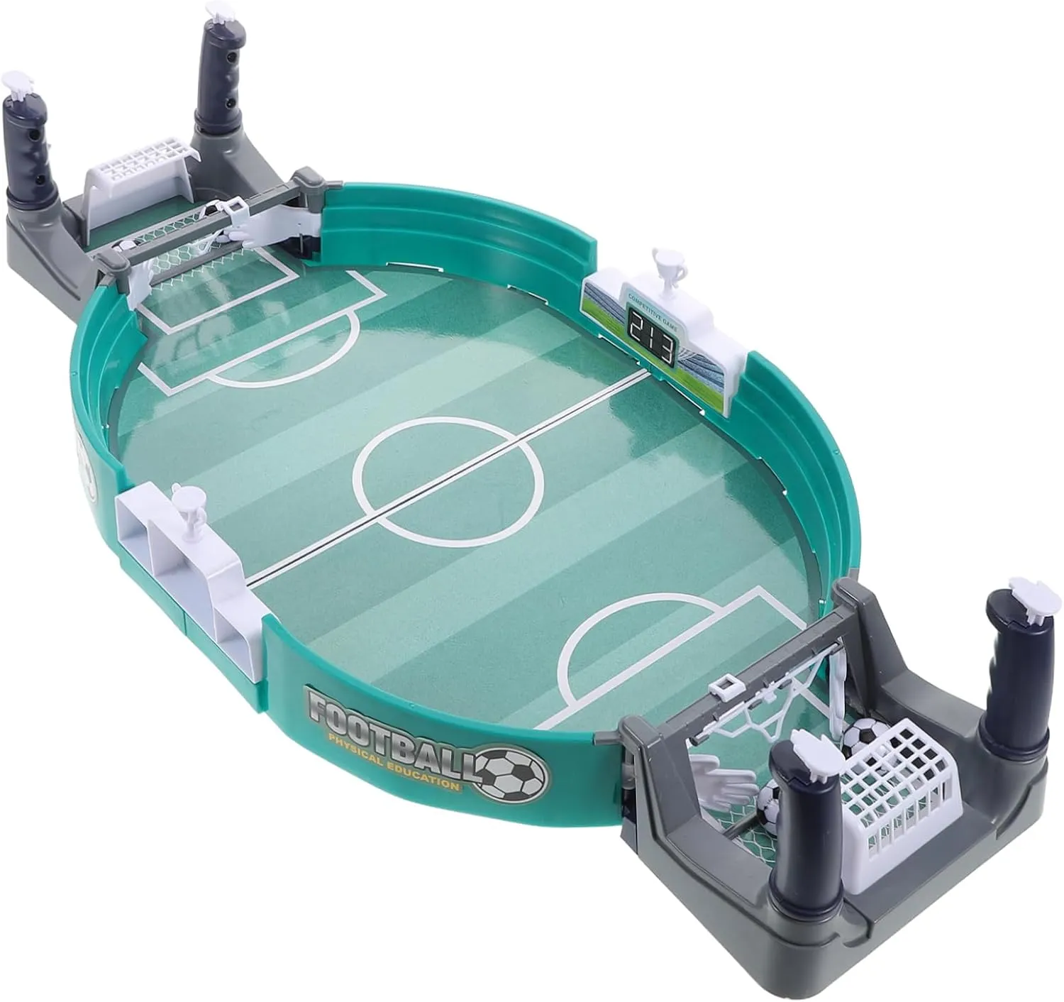 1set Interactive Tabletop Football Game for Families Boy Girl's Desktop Soccer Set Engaging Parent-boy Girl Mini Soccer Game Skill Development Features