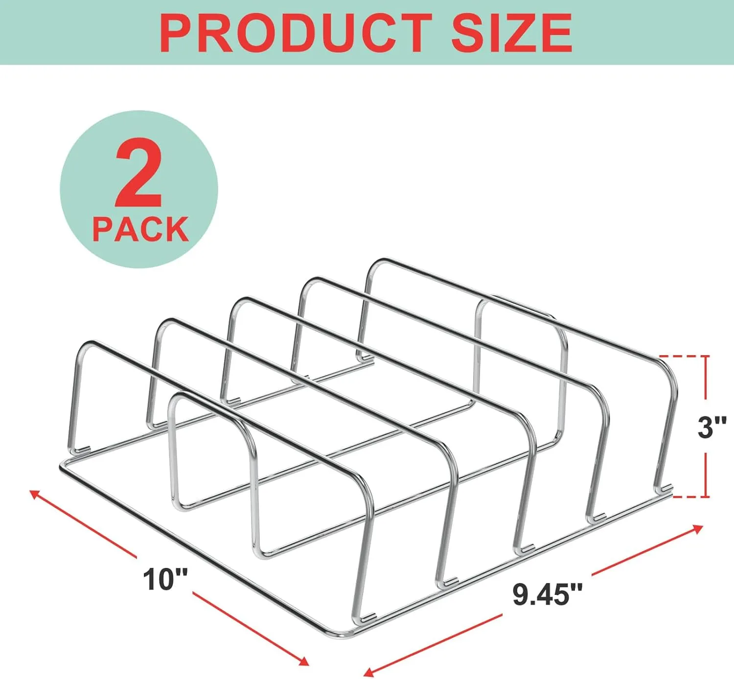 2-Pack Rib Rack for Ninja Woodfire OG751/OG700 Series, Roasting Turkey Rack for Ninja OG701 Woodfire Electric Grills 7 in 1 Ninja Woodfire Outdoor Grill Accessories 4 Full Racks Holder of Ribs