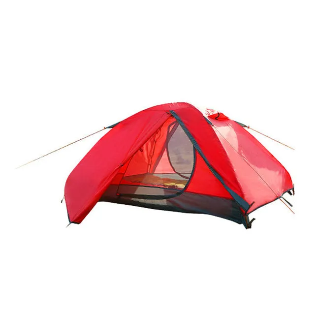 2 Person Double Layer 4 Season Outdoor Waterproof Hiking Hunting Tent Travel Camping Tent Equipment Drop Shipping BY EMS