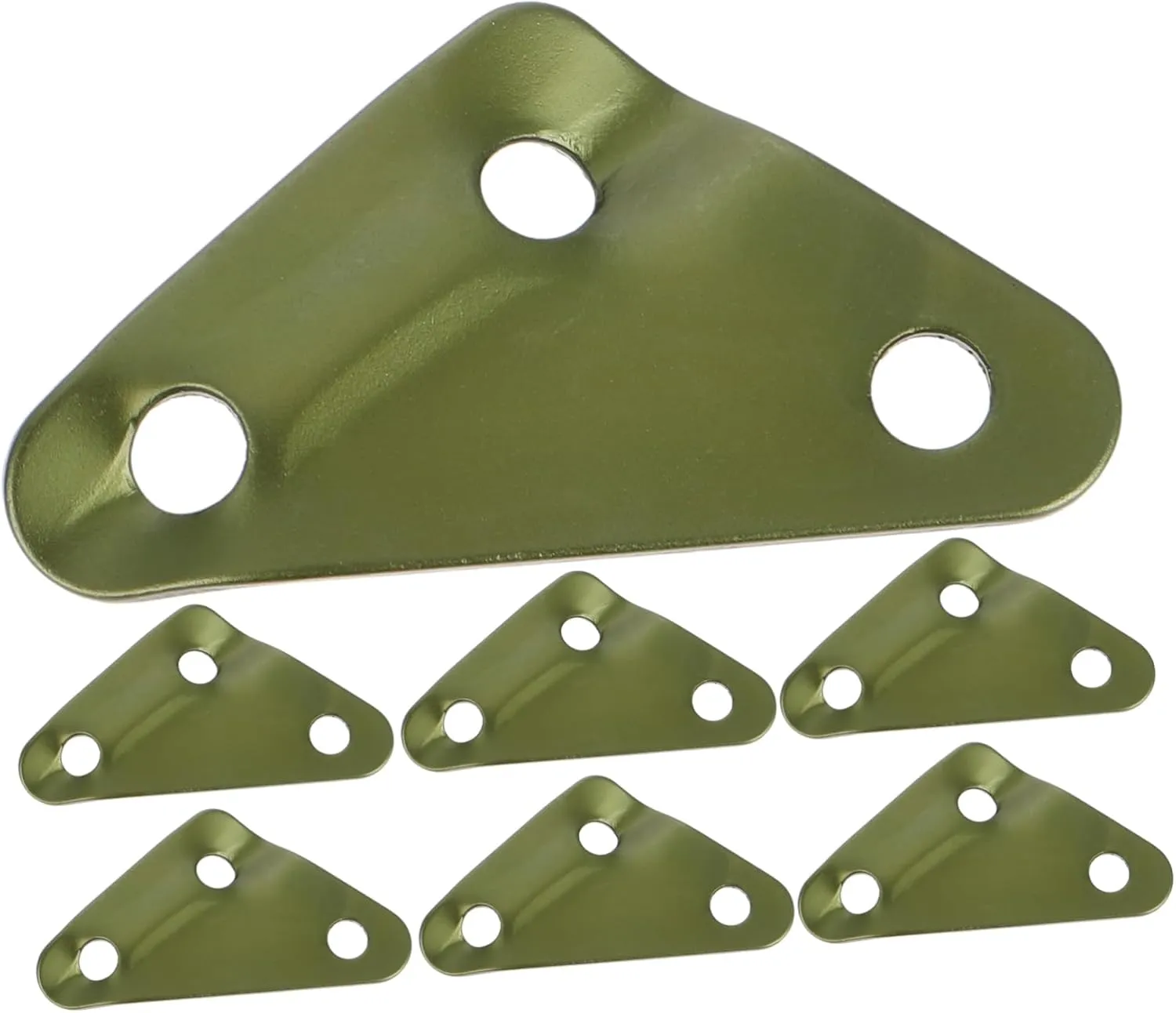 20pcs Aluminum Alloy Guyline Tensioner Triangular Adjuster Buckles for Tents Tarps Outdoor Accessories Durable Wind Rope Buckles for Camping Hiking Outdoor Stability