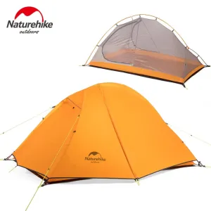 3 Excellent Picnic Tent Camping Tent Double NH18A180-D Person Layer Seasons NatureHike Ultralight 1-2 Tent Silicon Dual-purpose 20D Waterproof Outdoor