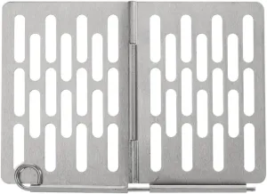 304 stainle Steel Outdoor Camping Folding Barbecue Plate Picnic Portable Barbecue Grill L Shape for Outdoor Camping Picnic