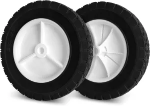 72-108 Wheels Replaces for Oregon, 8 Inch Universal Wheels Tires Compatible with Craftsman AYP MTD Lawn Mower, Radio Flyer Wagon, BBQ Grill, Hand Truck, and Lawn Sprayer