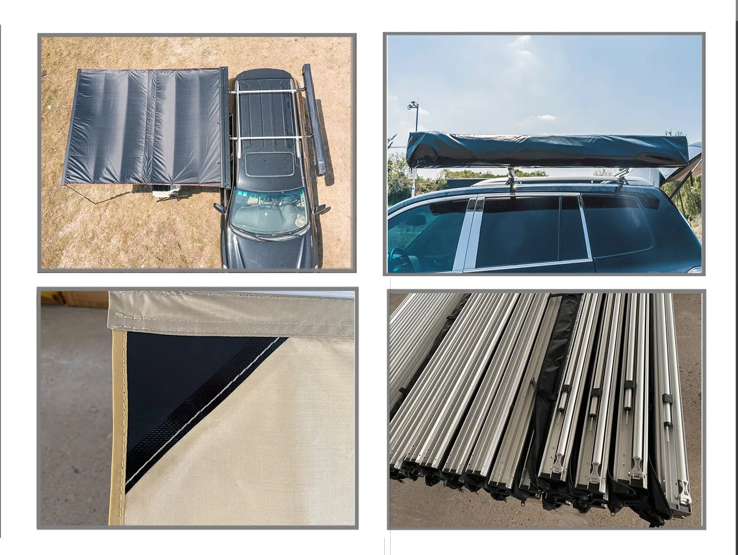 90 Degree Aluminum Car Side Tent MOT-LT90
