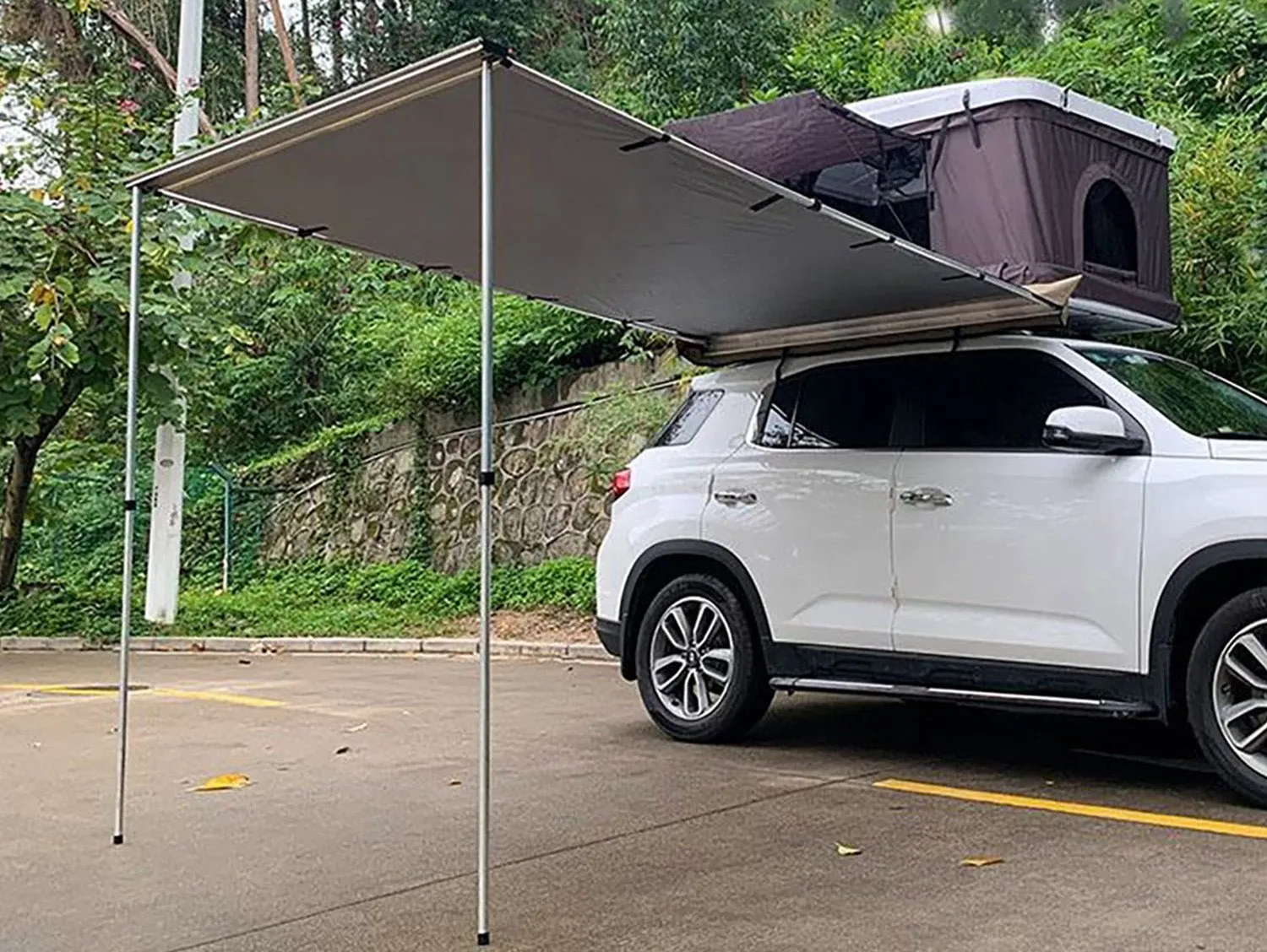 90 Degree Aluminum Car Side Tent MOT-LT90