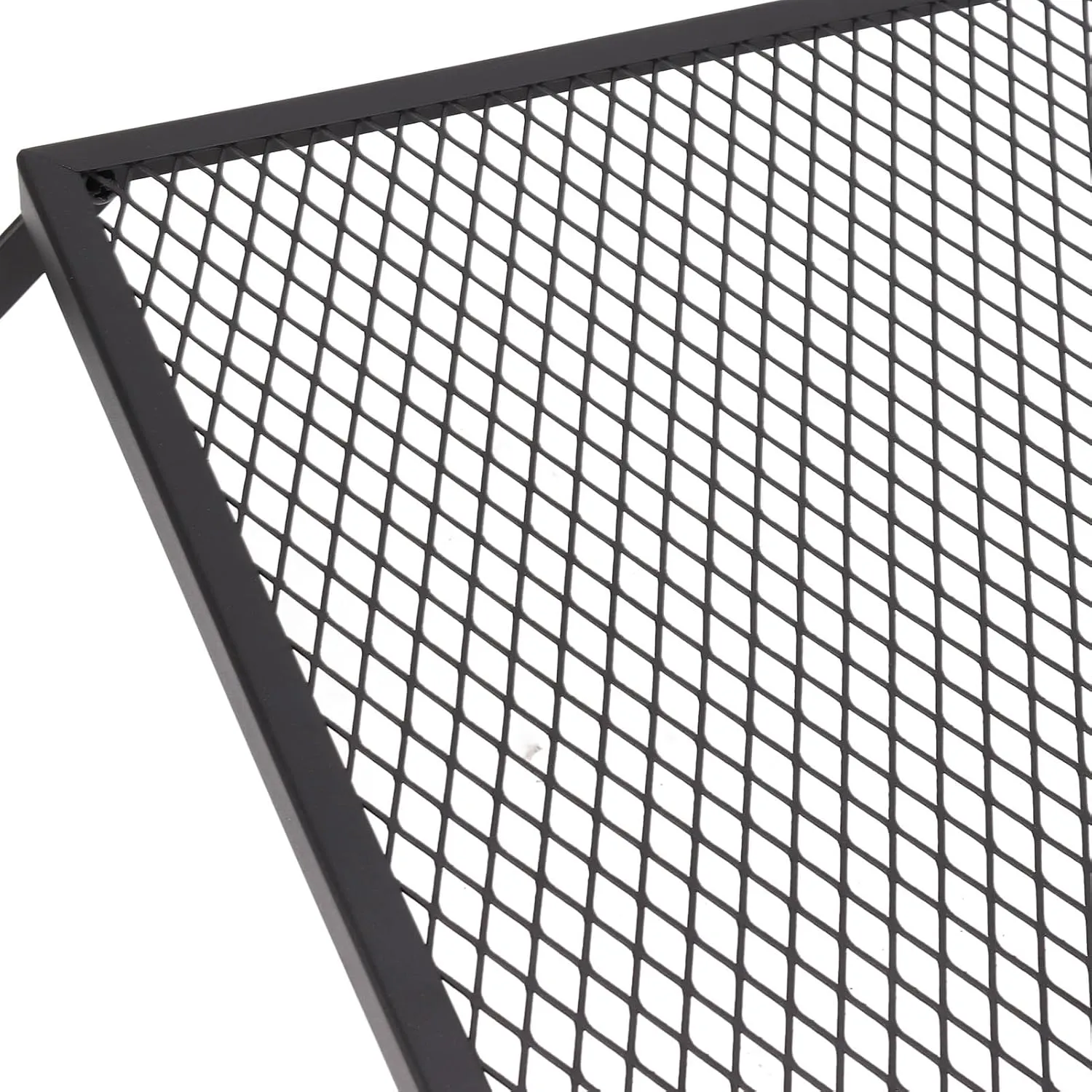 Acouto Duty Folding Grill with High Temperature Paint - Portable Outdoor BBQ for Camping, Picnics & Backyard Cooking (40 X 30cm With Fork)