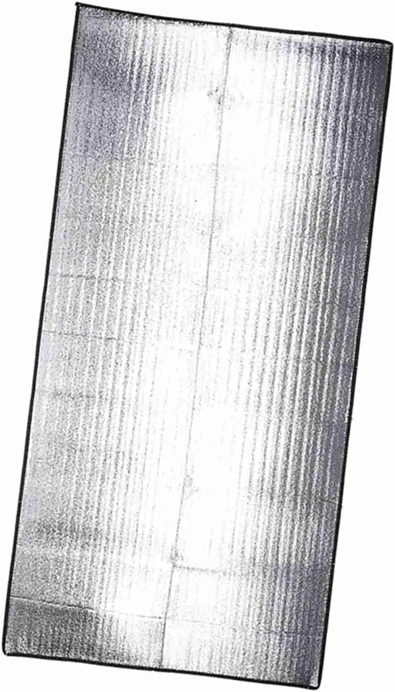 Akozon Quality Outdoor Foldable Camping Sleeping Mattress - Aluminum Foil EVA Moistureproof Mat, Ideal for Camping, Picnic, 2m X 2m