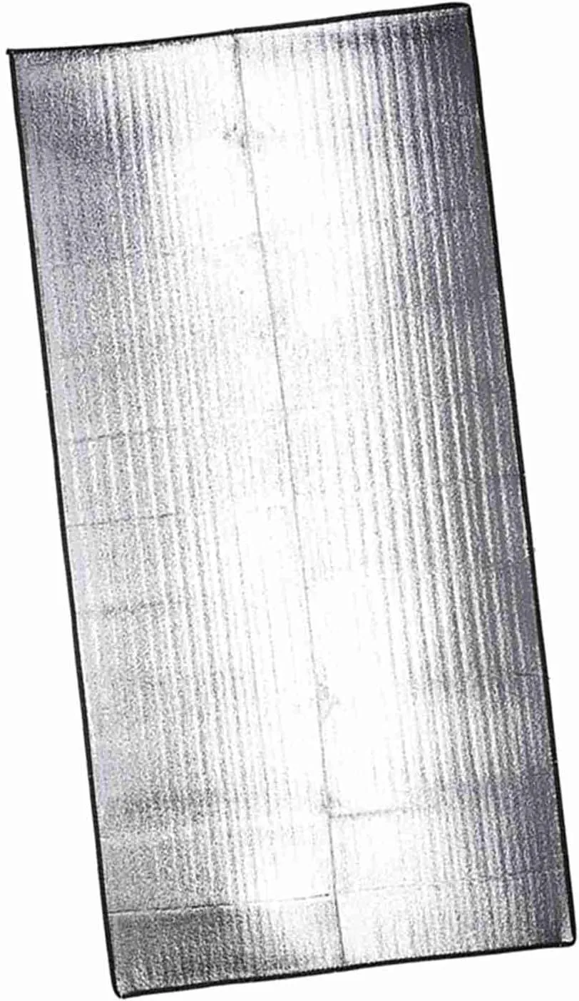 Akozon Quality Outdoor Foldable Camping Sleeping Mattress - Aluminum Foil EVA Moistureproof Mat, Ideal for Camping, Picnic, 2m X 2m