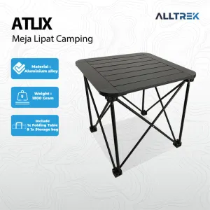 ALLTREK Meja Lipat Camping ATLIX Folding Table Aluminium Portable