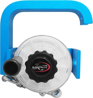 Aluminum Dive Reel with Tension and Locking System - Scuba Diving, Kayak Anchor, String Line