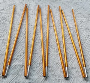 Aluminum Tent Poles Replacement, 9.5mm Camping Tent Rod Tent Poles Repair Kit Tent Support Rod for Camping Aluminum Alloy Bar Tent Pole Accessories (9.5mmx13.71ft)