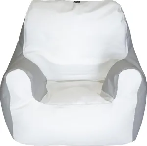 Armchair Marine Beanbag, Medium, Multi (White/Grey)