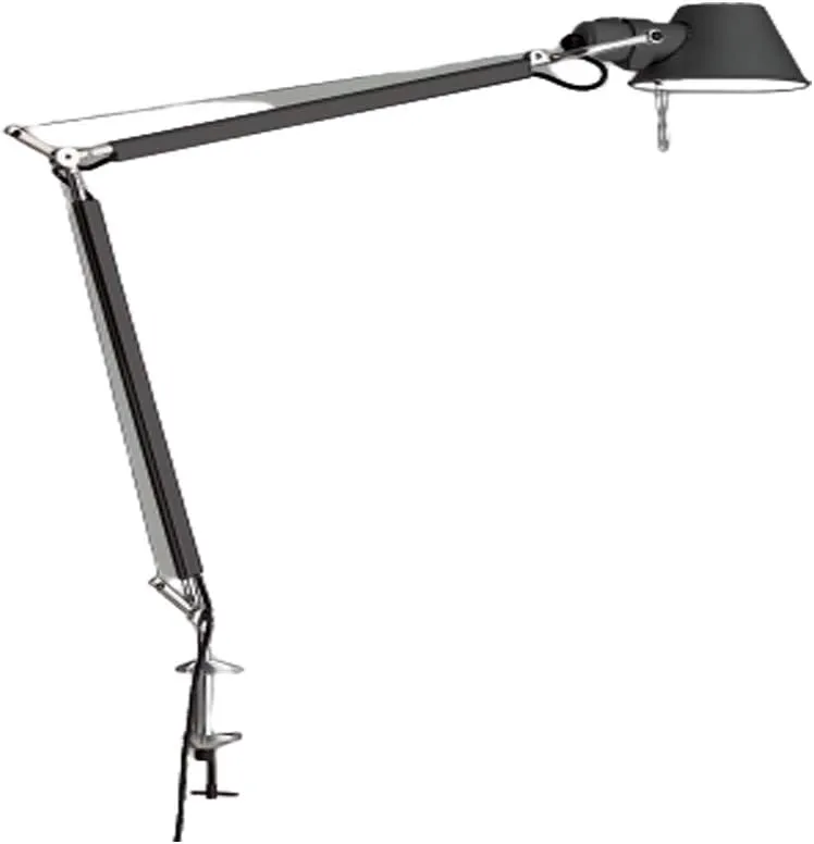 Artemide Tolomeo Midi LED 9W Anthracite Grey Table Lamp with Clamp