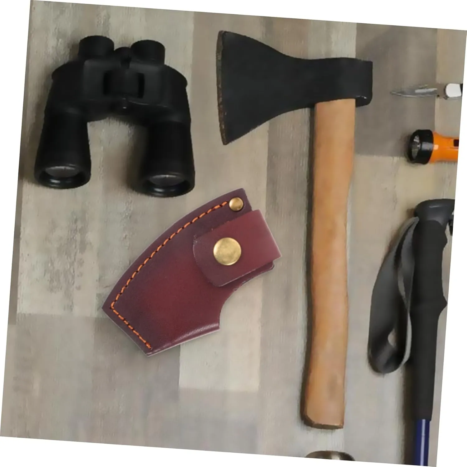 Ax Protector Hatchet Protective Cover Blade Camping Head Cover Pu Hatchet Protector Hatchet Cover Tools