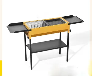 Barbecue grill, outdoor barbecue grill, household barbecue grill, barbecue tools, thickened grill subrack, folding grill