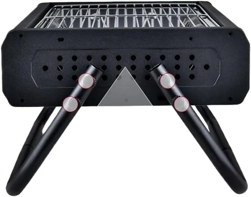 Barbecue Skewers Outdoor Barbecue Grills Camping Foldable Portable Barbecue Grills(Color:E)