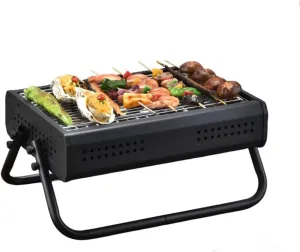Barbecue Skewers Outdoor Barbecue Grills Camping Foldable Portable Barbecue Grills(Color:E)