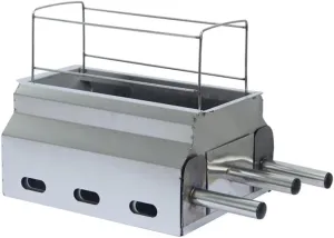 Barbecue Stove Stainless Steel Commercial Smokeless Barbecue Stove Camping Outdoor Barbecue Rack
