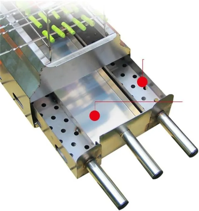 Barbecue Stove Stainless Steel Commercial Smokeless Barbecue Stove Camping Outdoor Barbecue Rack