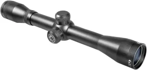Barska Huntmaster Rifle Scope – Durable, Waterproof, Fogproof, Shockproof, Parallax-Free at 100 Yards, Fast Focus Eyebell, Scope Caps – Great for Hunting & Plinking