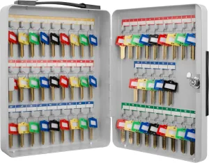 Barska Key Lock Key Cabinet Lock Box with Numbered Hooks and Tags - 50 POSITION - PORTABLE