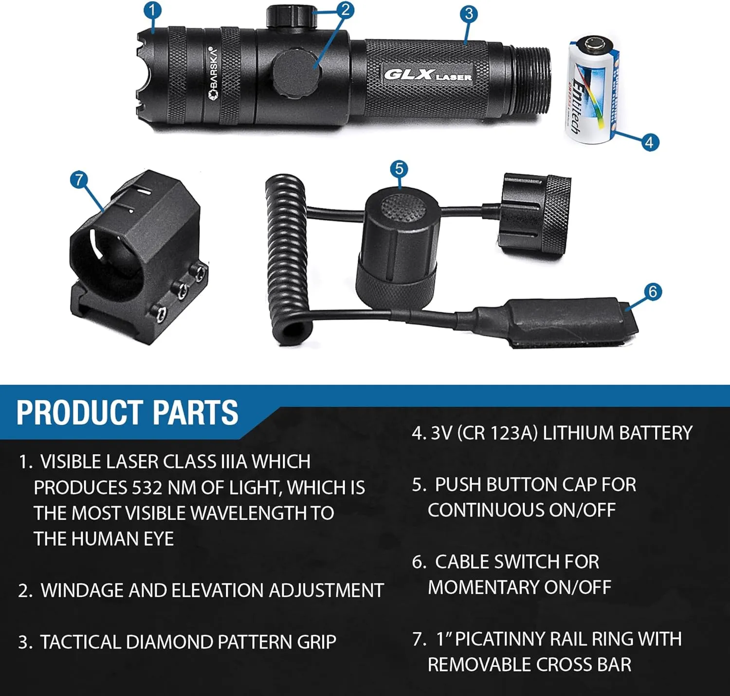 Barska Laser Gun Sight for Rifles and Handguns Short Range Shooting Home Defense