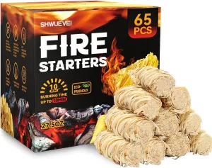 BBQ Dragon Egg Fire Starters, 100 Count, 2 Boxes of 65 Pieces