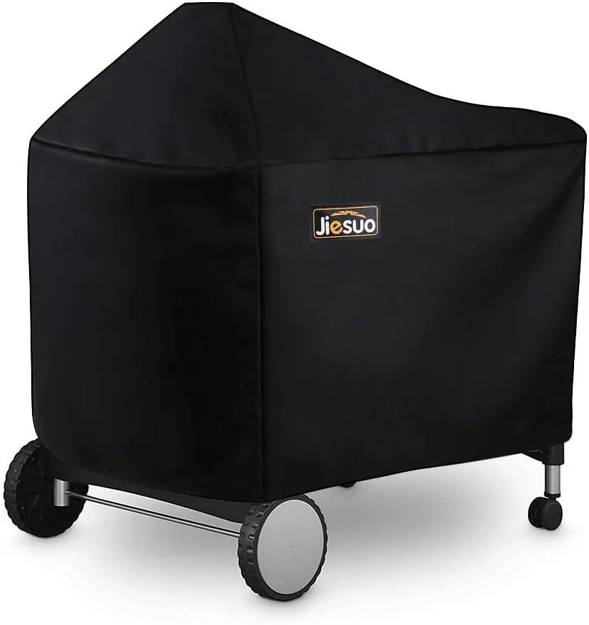 BBQ Grill Cover for Weber Performer Deluxe Charcoal: Heavy Duty Waterproof 22 Inch BBQ Cover for Weber Performer Charcoal Grills
