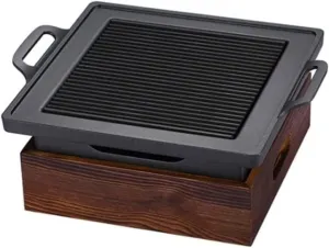 Bbq Grill Portable BBQ Grill Barbecue Grill Charcoal BBQ Oven Non-stick Cooking Tools(23x23cm)