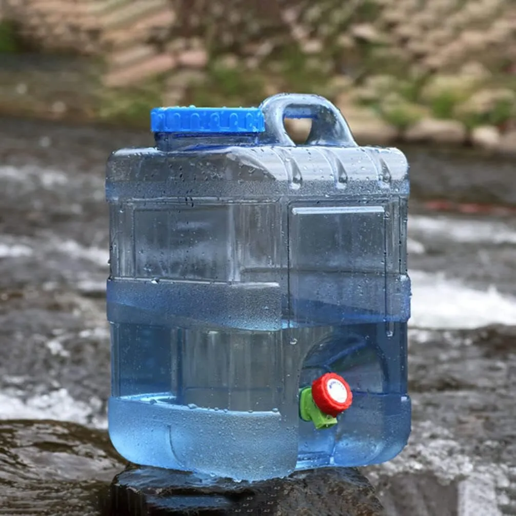 BESPORTBLE 10L Water Tank with Handle, PC Jug Large Capacity Kettle Water Bottle for Outdoor Camping Portable Drinking Water Container Supply