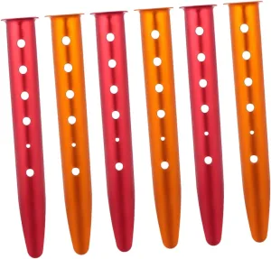 BESPORTBLE 6pcs Tent Pegs Ground Stake Lightweight Camping Tent Tents Spikes Portable Sand Camping Accessories Outdoor Supplies Tent Nail Outdoor Accessory Tent Accessories Aluminum Alloy