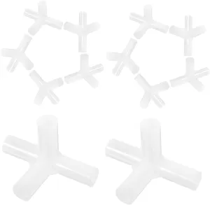 BESPORTBLE Sturdy Tent Rod Connectors 24 Adapters Four-Way Connector Tee for Outdoor Tent Repair Maintenance