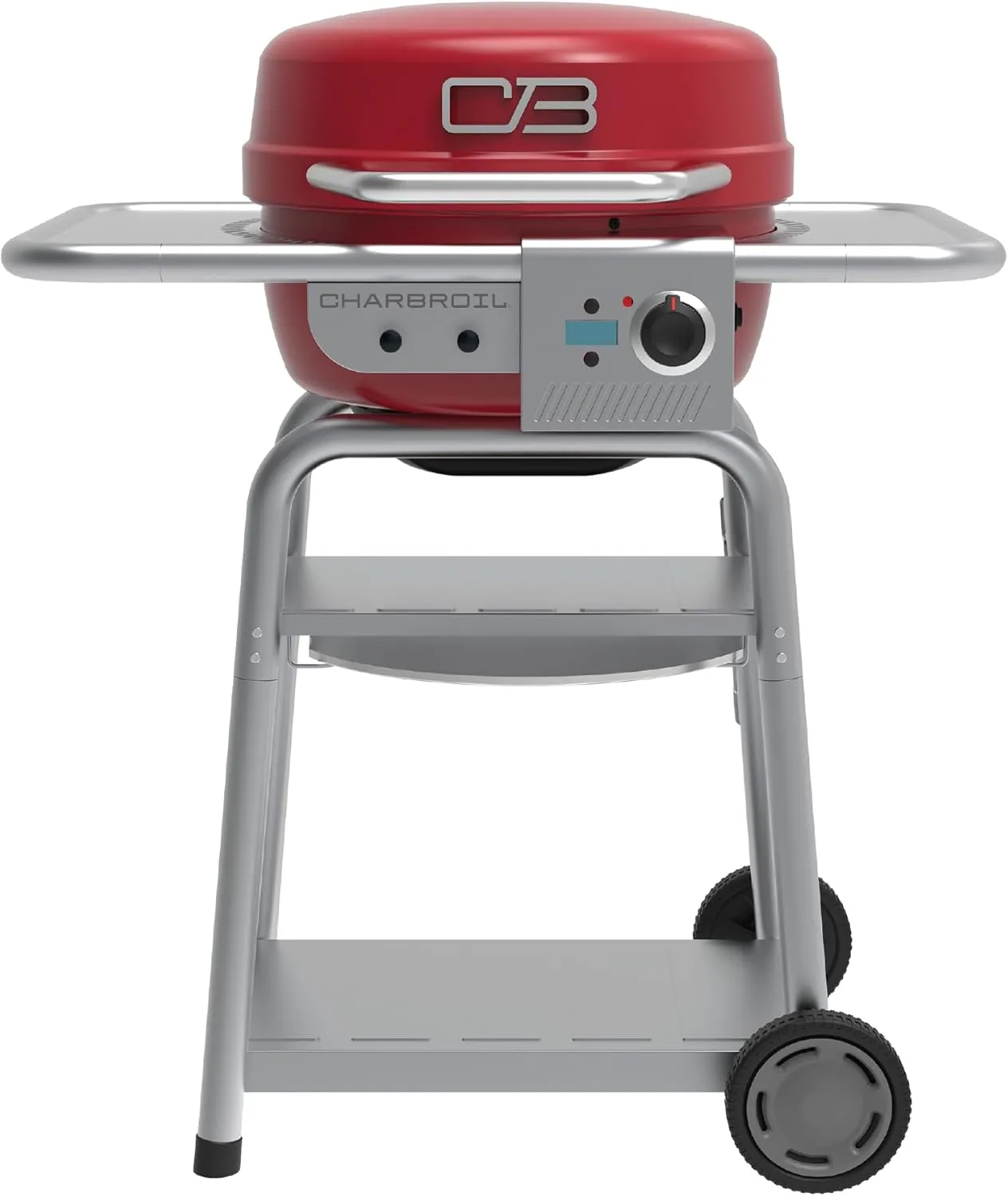 Bistro Pro Electric Grill & Griddle   Charcoal Mode, Red - 25302146