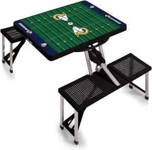Black Miami Dolphins Field Portable Picnic Table