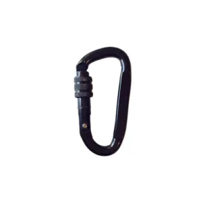 Black Screwgate Carabiner