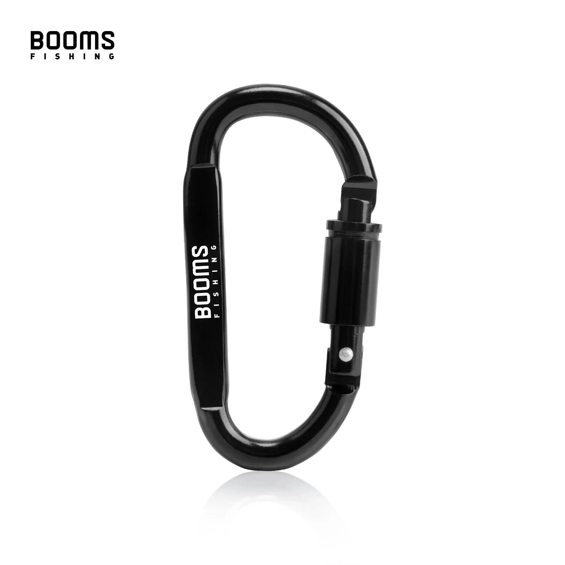 Booms Fishing Survival D-Ring Carabiner Clip - Secure and Versatile Outdoor Equipment
