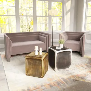 Brics Side Table Set (2-Piece) Multicolor - Side Tables Design - Multicolor - Made with Aluminum