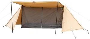 BUNDOK Solo Base BDK-79TC (for 1 Person, Pump Tent, Military Curtain, Storage, Compact, Blended Cotton, Full Closing