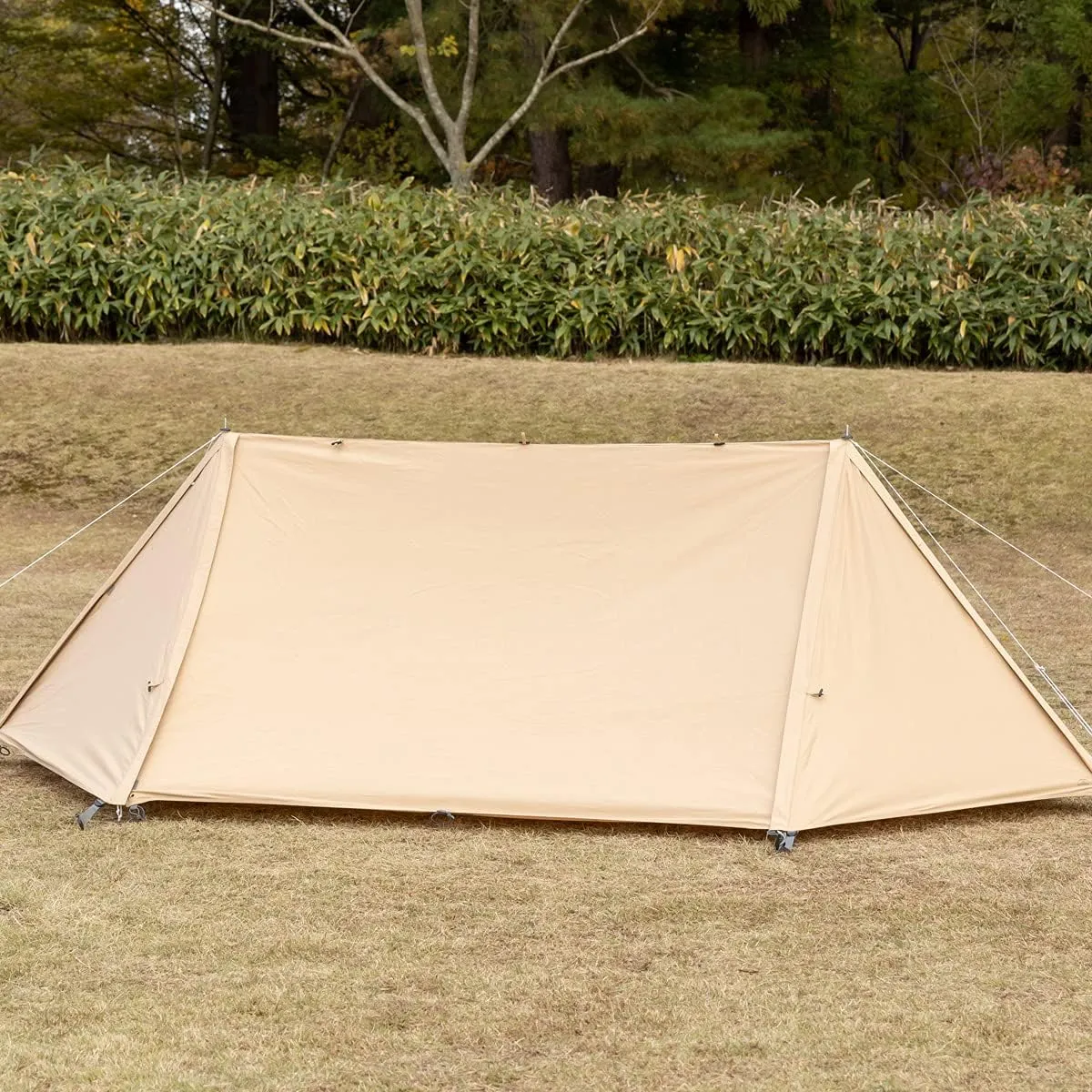 BUNDOK Solo Base BDK-79TC (for 1 Person, Pump Tent, Military Curtain, Storage, Compact, Blended Cotton, Full Closing