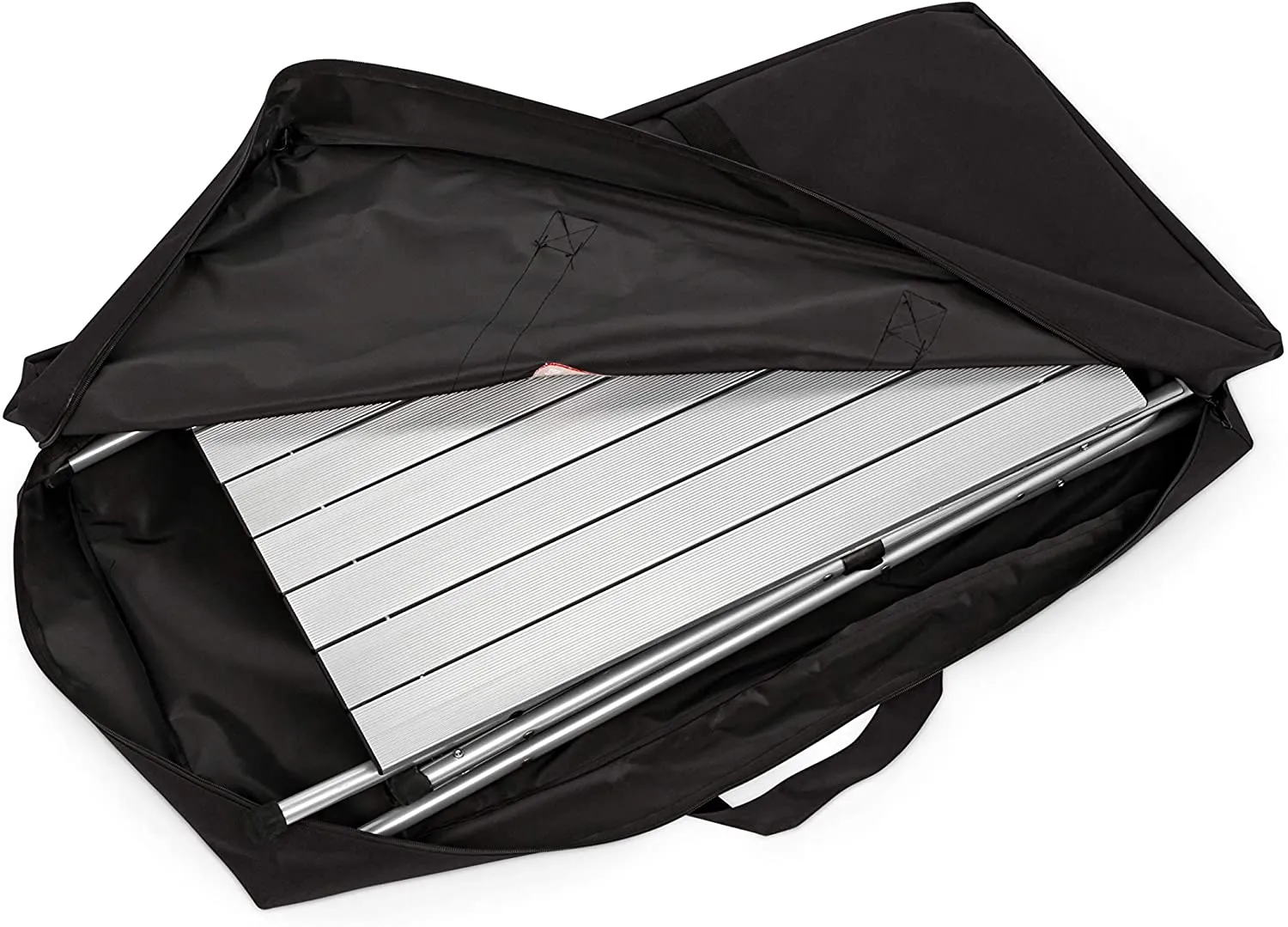 Camco Deluxe Folding Grill Table, Great for Picnics, Tailgating, Camping, Rving and Backyards; Quick Set-Up and Folds down to Only 6 Inches Tall for Convenient Storage (57293)