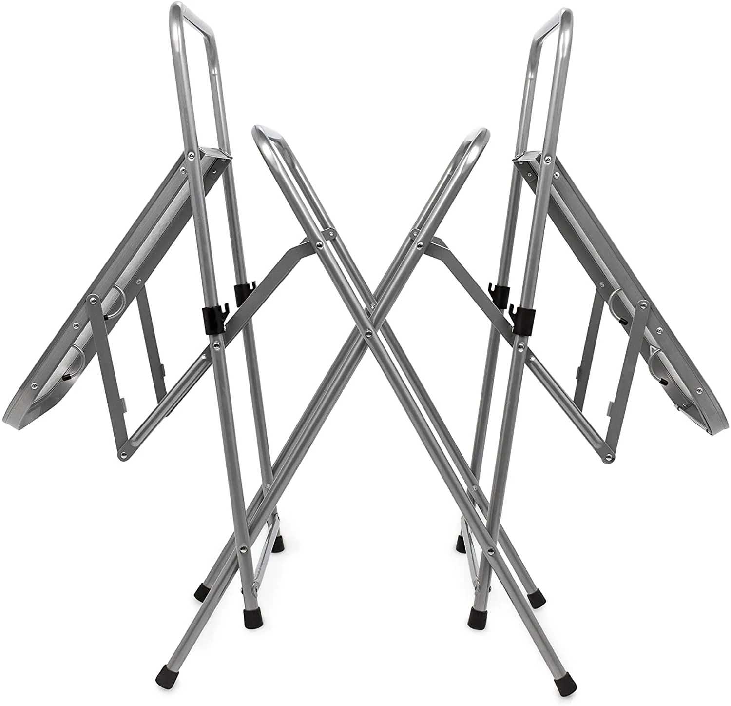 Camco Deluxe Folding Grill Table, Great for Picnics, Tailgating, Camping, Rving and Backyards; Quick Set-Up and Folds down to Only 6 Inches Tall for Convenient Storage (57293)