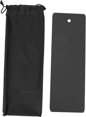 Camping IGT Table Board 0.5 Unit, Lightweight Detachable Aluminum Alloy Construction, Sand Blasted Black Outer layer, Multifunctional Use, Includes Storage , Compatible with IGT Un (Flat Tabletop)