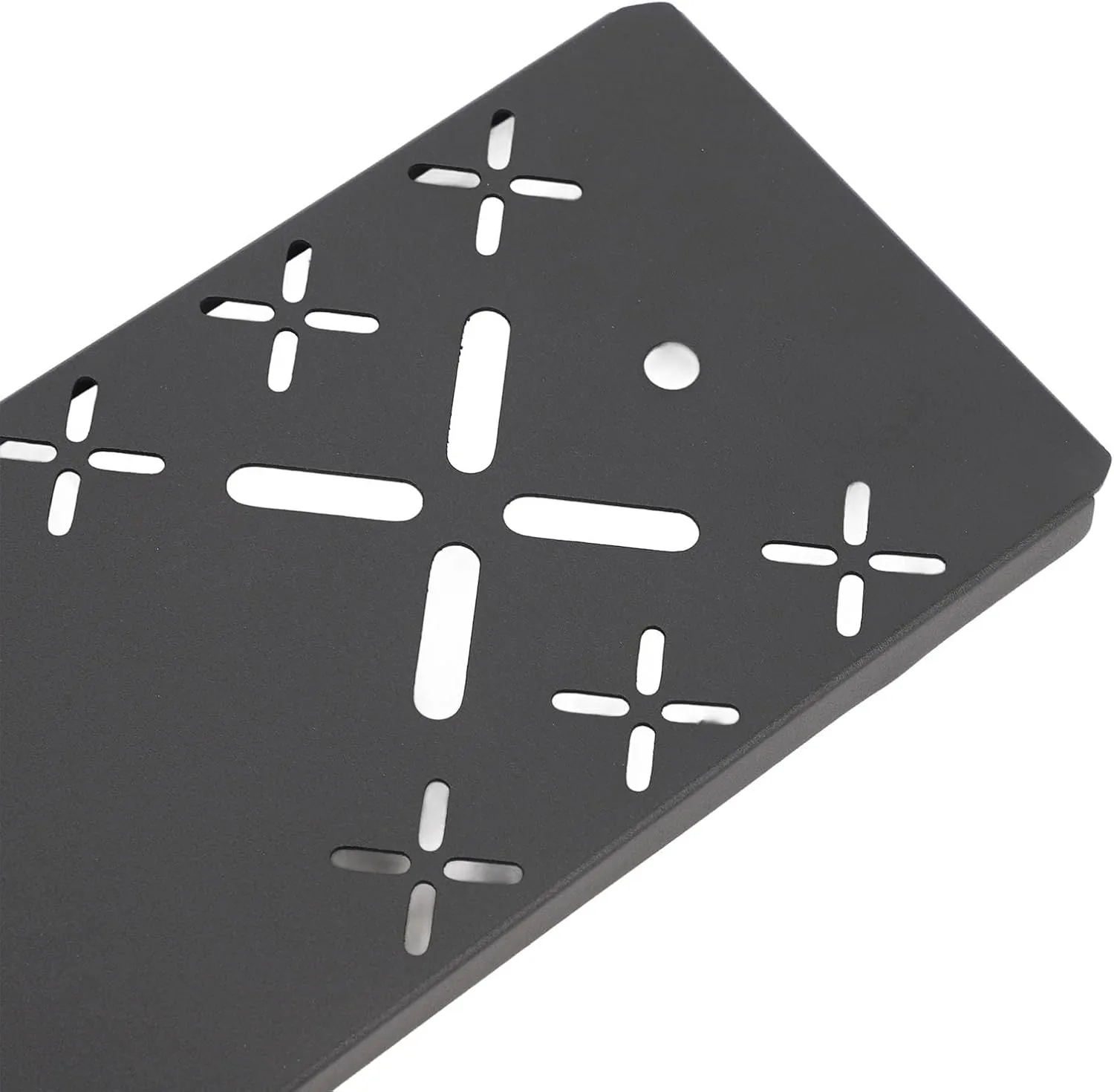 Camping IGT Table Board 0.5 Unit, Lightweight Detachable Aluminum Alloy Construction, Sand Blasted Black Outer Layer, Multifunctional Use, Includes Storage, Compatible with IGT Un (X Board)