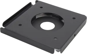 Camping IGT Table Board, Thickened Carbon Steel Easy Side Mounting Water Dispenser Mounting Plate Stable Structure IGT Water Pump Base for Electric Water Pumps Smaller Than 66 mm