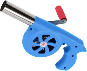 Camping Manual Bbq Fan Hand Crank Fire Blower for Outdoor Cooking Portable Grill Accessory for Starting Durable Design for Camping and Backyard Use